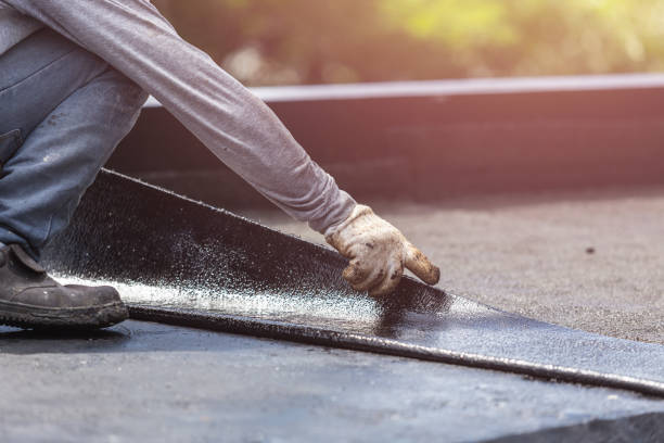 Professional Wet Basement Repair technician working in Wren, OH